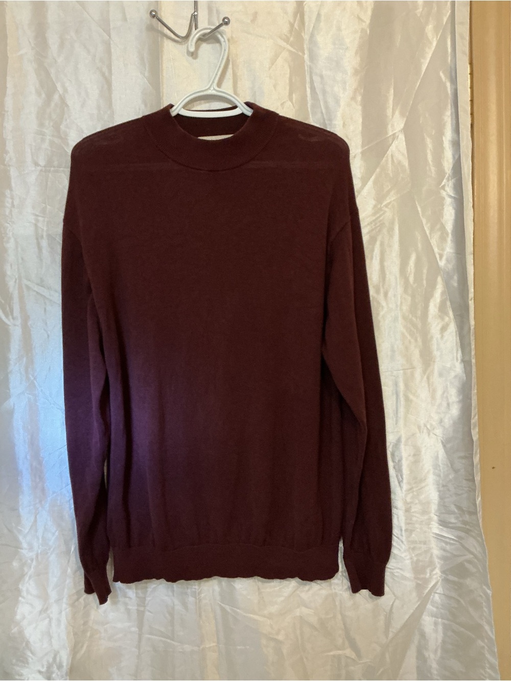 Pronto Uomo Burgundy Crewneck Sweater